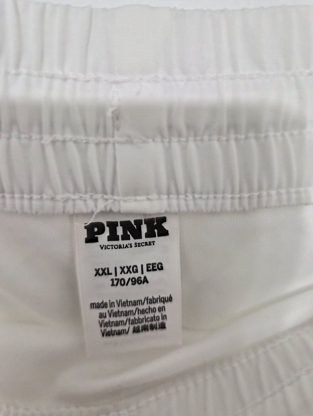 PINK Victorias Secret XXL Optic White Running Shorts - Picture 6 of 12